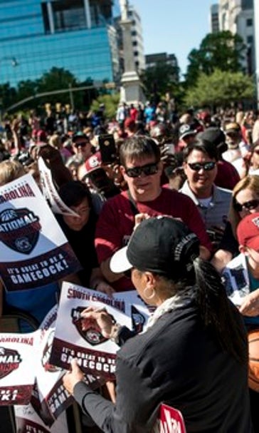 South Carolina women's hoops team gets back to work
